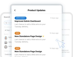 Pick a widget from the Webynize library
